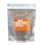 Essential Spice Fine Ground Smoked Black Pepper, 3 oz Tin - Rich, Smoky & Pungent Flavor - Finely Ground Smoked Peppercorns for Seasoning, Rubs