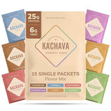 Ka’Chava Whole Body Meal Shake 6 Flavor Pack - Vegan Protein Powder with 85+ Superfoods & Greens - Plant-Based Meal Replacement with Probiotics
