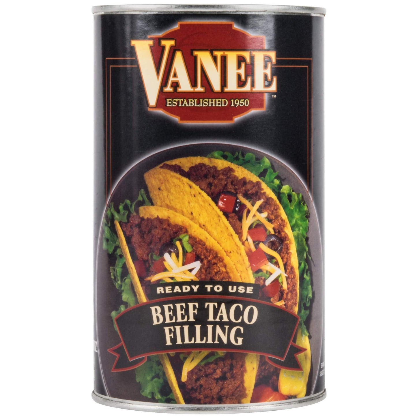 TableTop King 356T3 48 oz. Can Beef Taco Filling - 6/Case