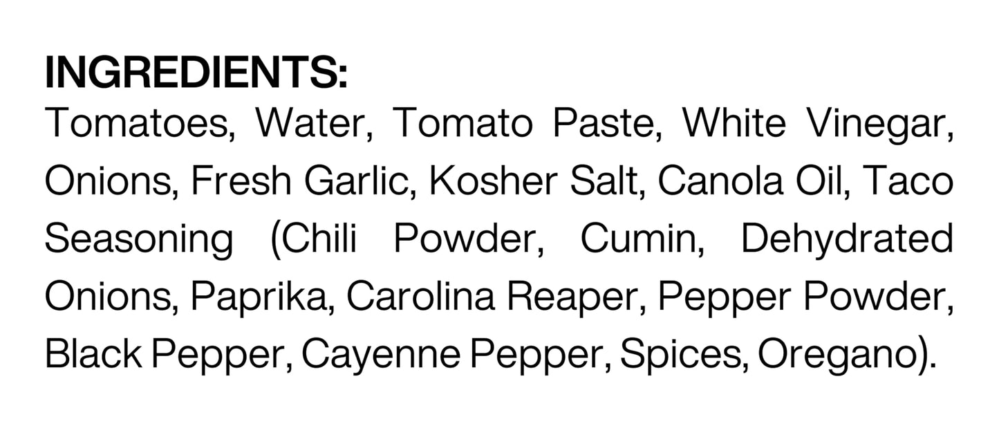 Buc-ee's Brand Hot Sauce (Taco Reaper)