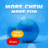 Gumballs in Jar - Berry Blots Gumballs - 1 Inch Large Chewing Bubble Gum - Big Fruity Gums for Kids 9 OZ - Double Bubble Chewing Gum for Kids