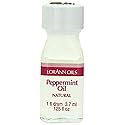 LorAnn Peppermint Oil SS Natural Flavor, 1 dram bottle (.0125 fl oz - 3.7ml - 1 teaspoon)- 12 pack
