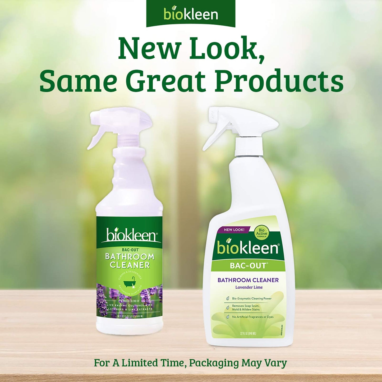 Biokleen Bac-Out Bathroom Cleaner - 32 Ounce -Eco-Friendly, Non-Toxic, Plant-Based, No Artificial Fragrance, Colors or Preservatives