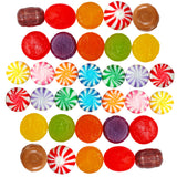 Lalees Hard Candy Mix - 3 LB - Approx. 220 Pieces - Assorted Classic Desk Hard Candy - Large Bag for Office - Individually Wrapped - Mint, Starlight