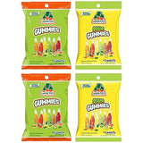 Jarritos Sour Gummies Candy - 4 Pack of Mexican Candies with Natural Flavors - 2 Sour & 2 Original Bags - 6 Fruity Flavors - Tangy & Chewy Snack