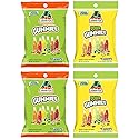 Jarritos Sour Gummies Candy - 4 Pack of Mexican Candies with Natural Flavors - 2 Sour & 2 Original Bags - 6 Fruity Flavors - Tangy & Chewy Snack