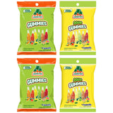 Jarritos Sour Gummies Candy - 4 Pack of Mexican Candies with Natural Flavors - 2 Sour & 2 Original Bags - 6 Fruity Flavors - Tangy & Chewy Snack