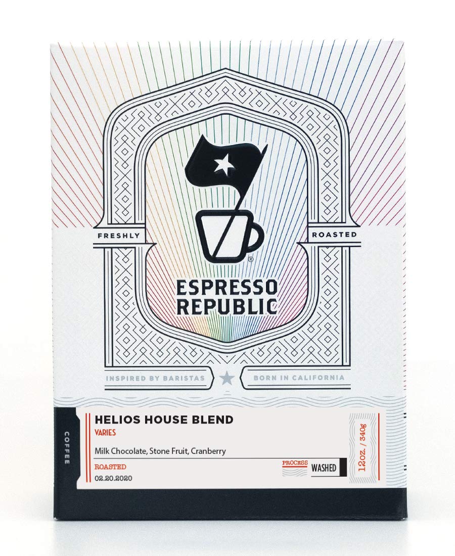 Espresso Republic - Helios House Blend - Specialty Coffee - 12oz Whole Bean