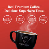 Four Sigmatic THE BOYS Creatine Coffee with Lion’s Mane Mushroom - Medium Roast Ground Coffee with 5g Creatine Monohydrate - Energy & Mental Clarity