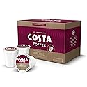 Costa Coffee Pods Dark Roast, Signature Blend Single-Serve Pods (10 Count), Smooth & Nutty 100% Arabica Beans, Compatible with Pod Brewers