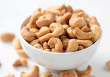 Food to Live Dry Roasted Whole Cashews with Himalayan Salt, 1 Pound Oven Roasted Lightly Salted Fancy Nuts, No Oil Added, Vegan, Kosher, Bulk. Crunchy