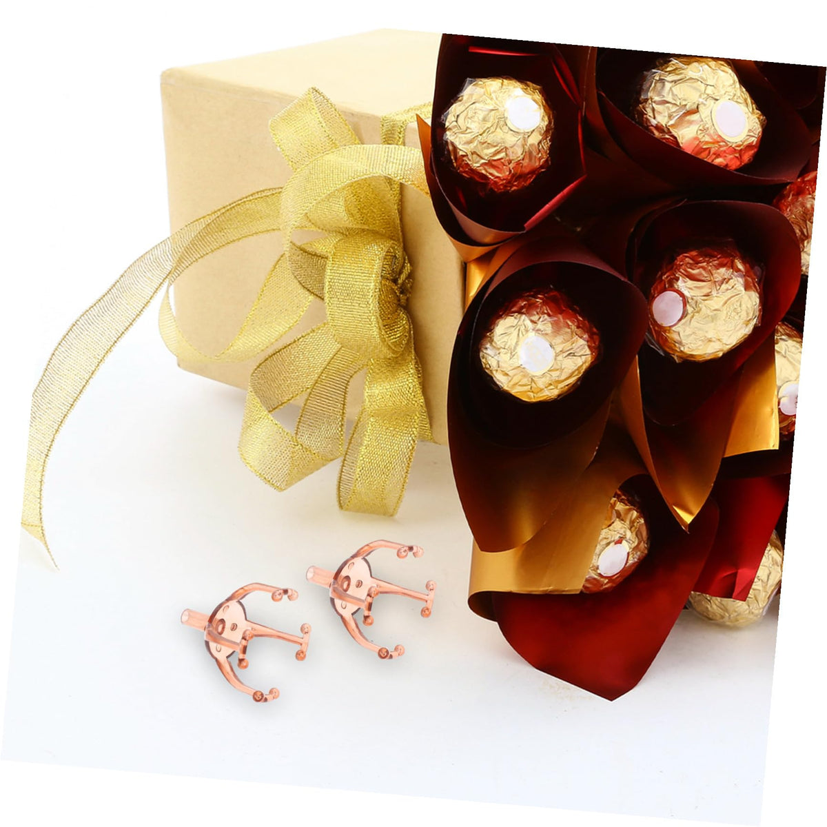 DECHOUS 50pcs Plastic Bouquet Holder Candy Boxes Decorative Flower Packaging for Weddings