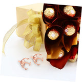 DECHOUS 50pcs Plastic Bouquet Holder Candy Boxes Decorative Flower Packaging for Weddings