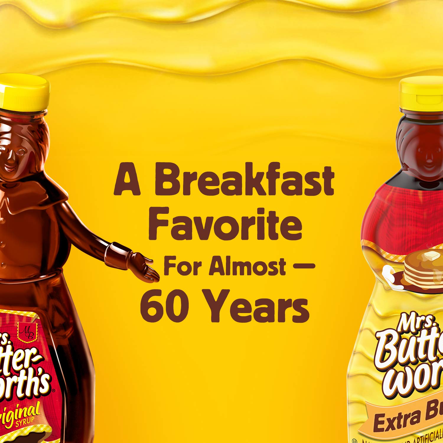 Mrs. Butterworth's Extra Buttery Pancake Syrup, 24 Fl oz