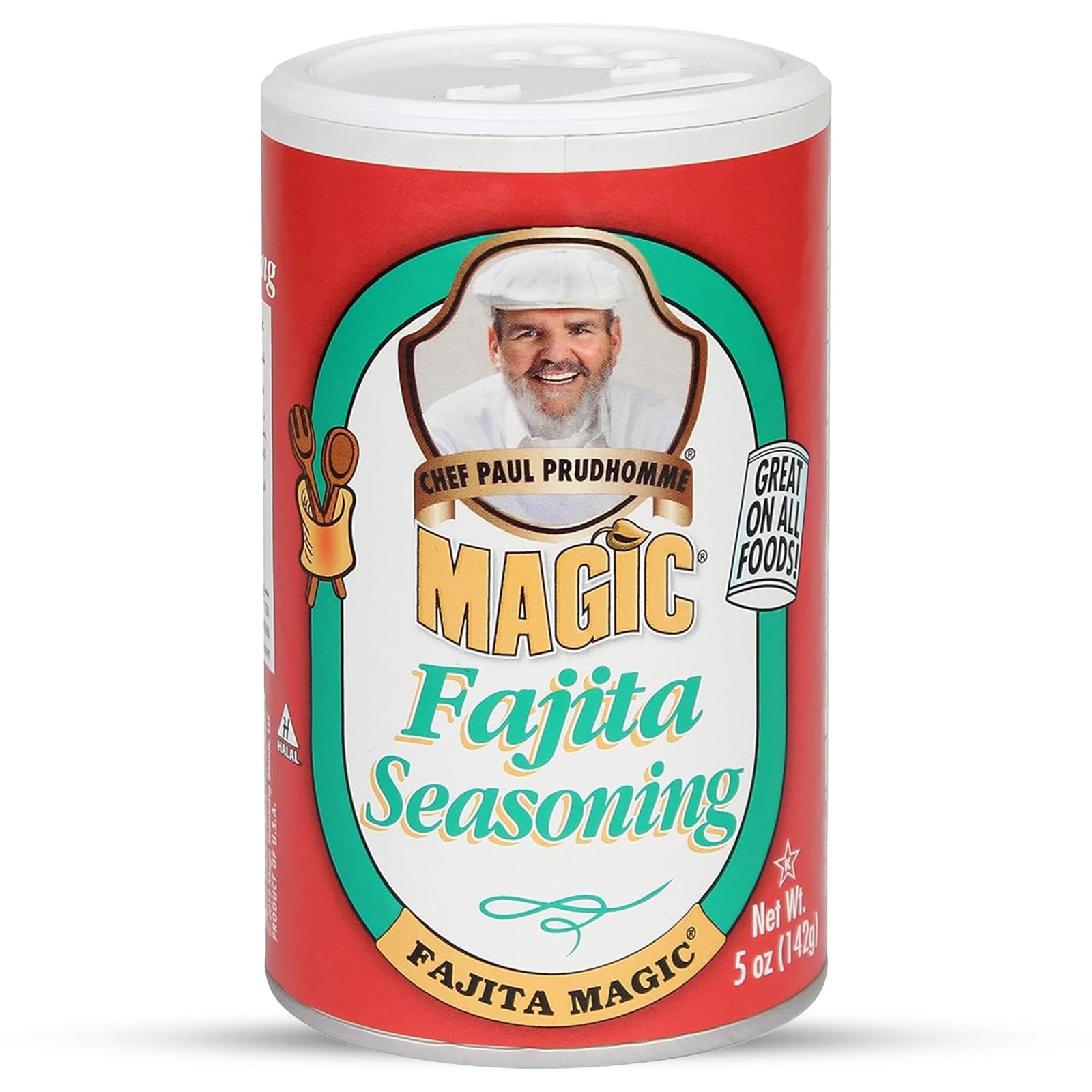 Chef Paul Fajita Magic Seasoning Blends | Authentic Mexican Spice Mix | Taco & Fajita Seasoning | No MSG & Gluten Free | Perfect for Tacos