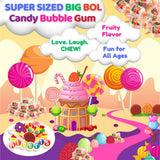 ALBERT'S Candy Super BIG BOL Candy Bubble Gum, 10g Per Piece, 48 count (1-Pack)