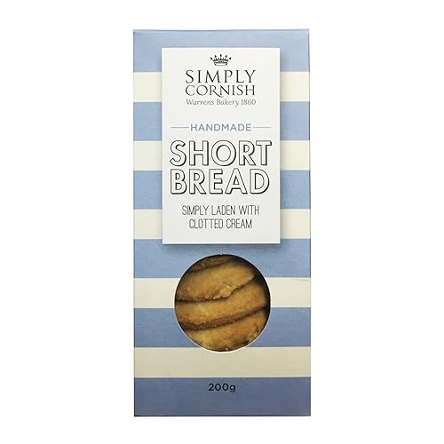 Simply Cornish Clotted Cream Shortbread 200 g (Pack of 6)