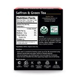 Buddha Teas - Saffron & Green Tea - For Health & Wellbeing - Wild Crafted Tea - With Antioxidants & Minerals - Clean Ingredients - Caffeinated - OU