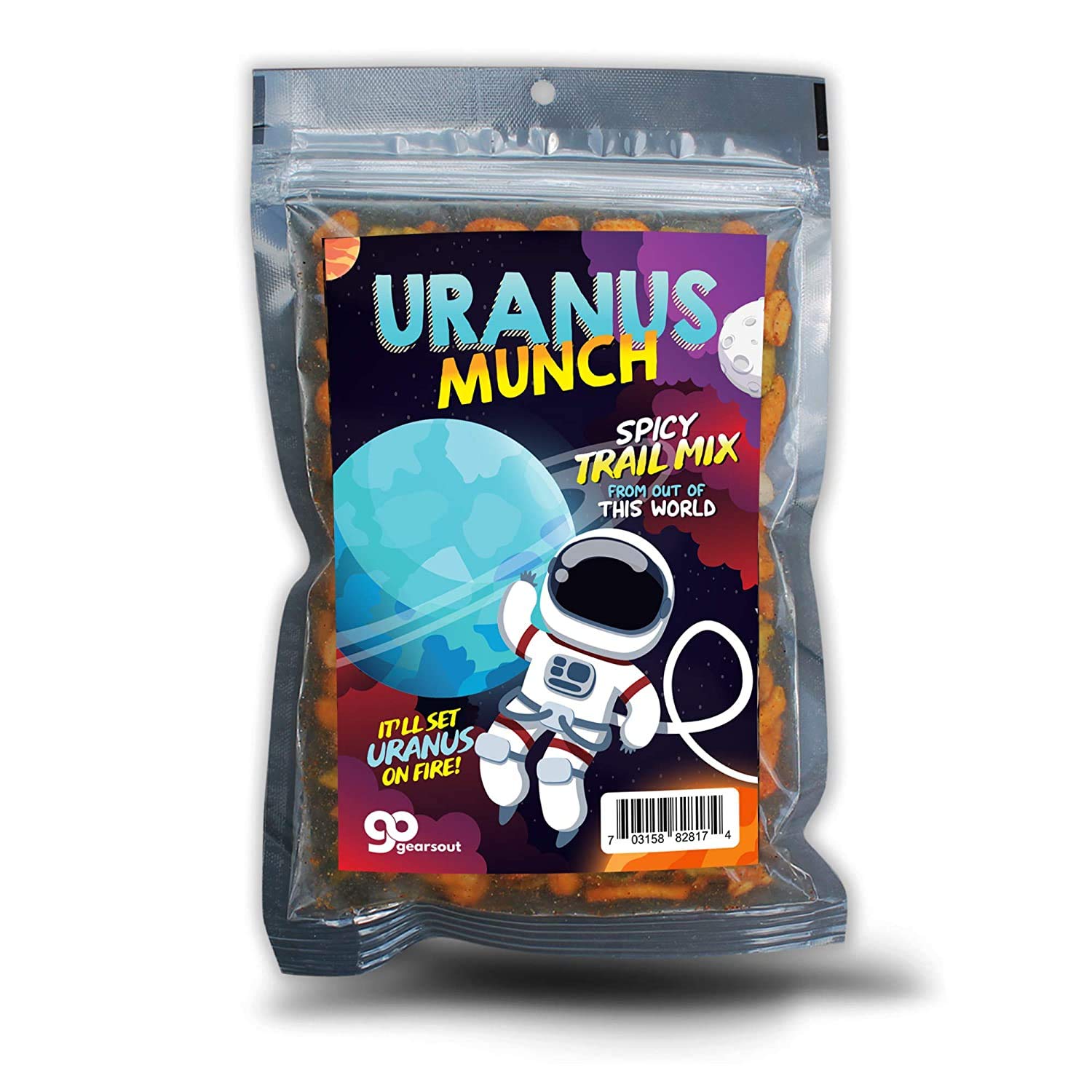 Uranus Munch Premium Spicy Trail Mix - Funny Food Gifts for Teens - Made in America