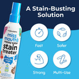 Miss Mouth's Messy Eater Stain Treater Spray - 4oz 2 Pack Stain Remover - Newborn & Baby Essentials - No Dry Cleaning Food, Grease, Coffee Off