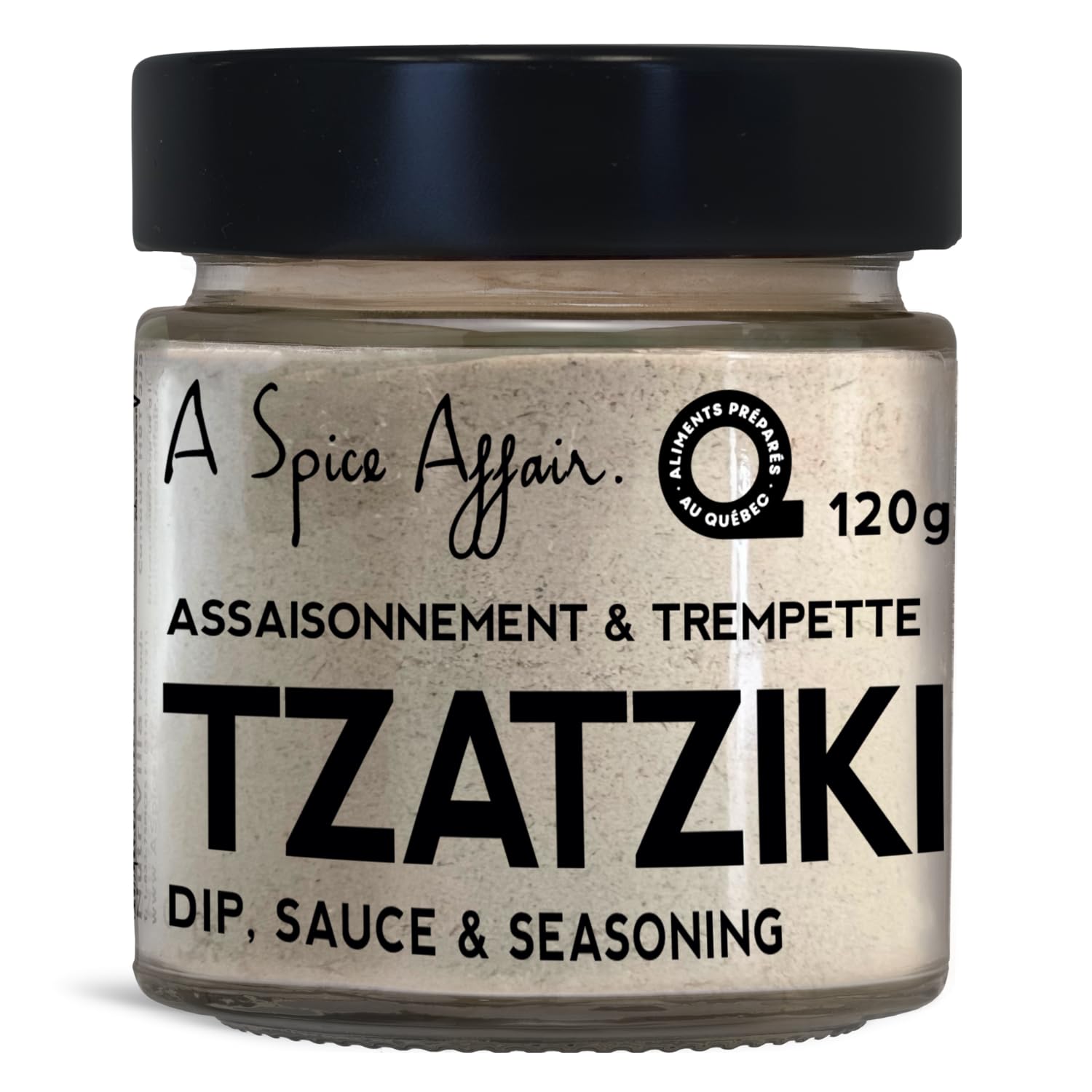 A Spice Affair Tzatziki Dip Seasoning | Creamy, Fresh Greek Yogurt Dip Mix | Cool, Garlicky & Herbaceous | Perfect for Dips, Sauces, Marinades