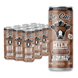 Dr. Cal’s Chocolate Milk Energy Drink - 150mg Natural Caffeine - 0g Added Sugar - Lactose Free - 12 Pack