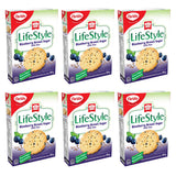 Peek Freans Blueberry Brown Sugar with Flax Lifestyle Selections Cookies, 290g/10oz, 6-Pack {Imported from Canada}