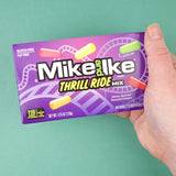 Mike and Ike Thrill Ride Theatre Box, Chewy Assorted Fruit Candies, Movie Night Snacks, 4.25 Ounces (Pack of 3)