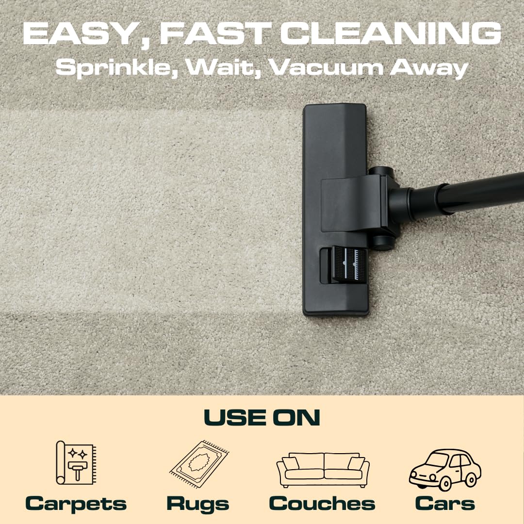 Ripclean Carpet Deodorizer & Freshener Cleaning Powder, Odor Eliminator for Strong Odors & Homes w/Pets, Safe around Kids & Pets, Use on Carpet, Rugs