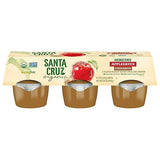 Santa Cruz Organic Cinnamon Apple Sauce Cups, 6 x 4oz (Pack of 1)