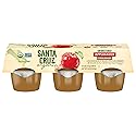 Santa Cruz Organic Cinnamon Apple Sauce Cups, 6 x 4oz (Pack of 1)