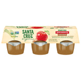 Santa Cruz Organic Cinnamon Apple Sauce Cups, 6 x 4oz (Pack of 1)