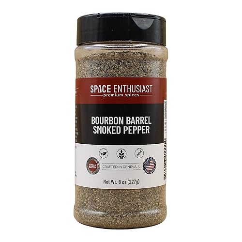 Spice Enthusiast Bourbon Barrel Smoked Pepper - 8 oz