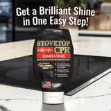 Stovetop CPR 2-in-1 Glass Stovetop Cleaner and Glass Polish (18oz) - Ceramic Top Stove Cleaner, Oven Top, Cooktop, Electric Stove Ceramic