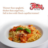 CAPELLINI #9 Pasta by Flora Foods - (5 Packs of 1 LB) - Imported from Italy - 100% Durum - Premium Quality