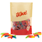 Gummy Worms | 2 Pound Bag | Gummy Candy Made with Real Fruit Juice | Chewy Candy in Assorted Fruit Flavors | Gummies for Buffets, Party Favors