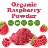 Food to Live Organic Raspberry Juice Powder, 4 Pounds - Non-GMO, Raw, Vegan, Bulk, Rich in Essential Amino Acids, Fatty Acids & Minerals, Great