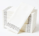 Softure 50 pack Airlaid, Linen Feel Bathroom Napkins, Soft and Absorbent Disposable Guest Towels, Cloth-Like Paper Hand Towels Decorative Napkins
