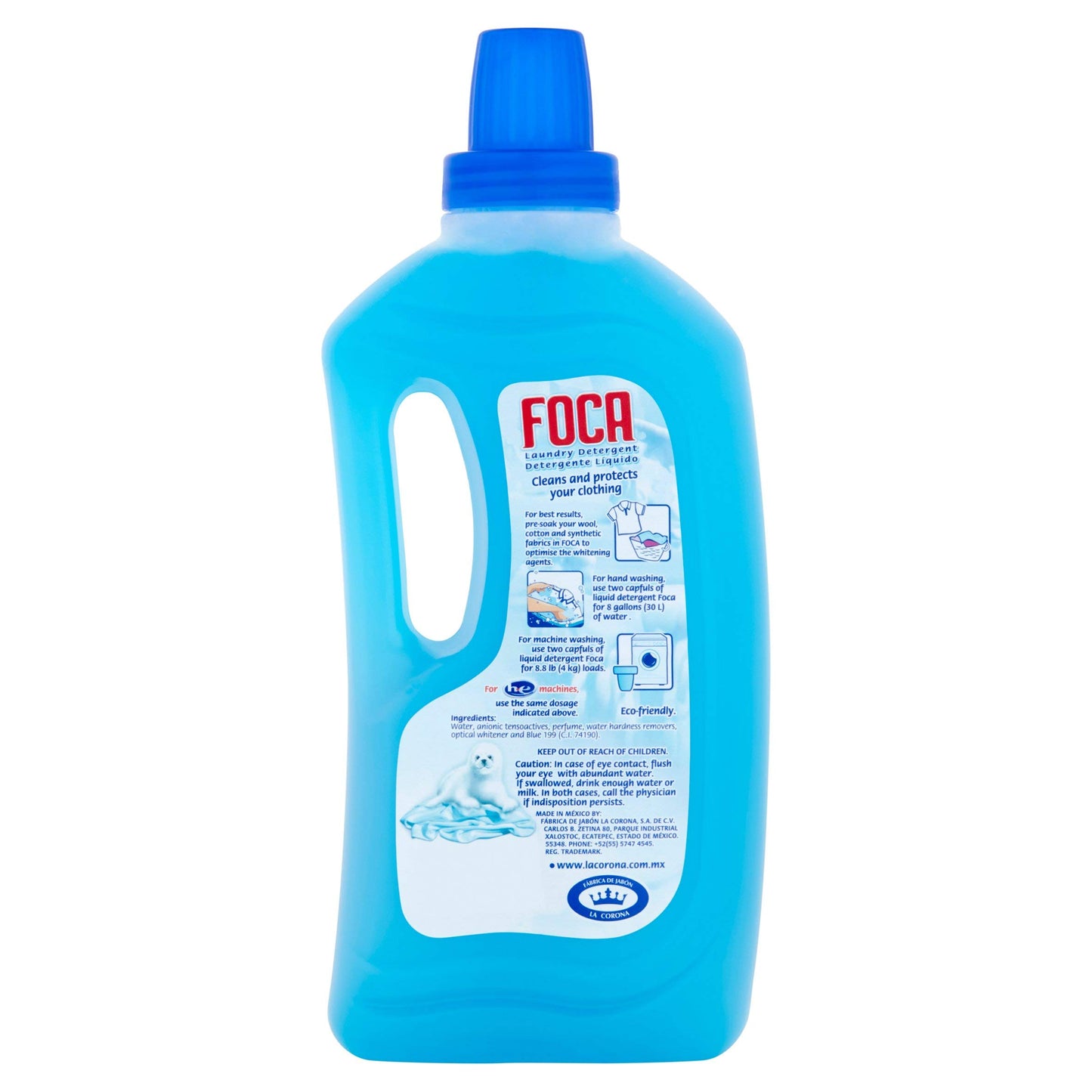Product Of Foca, Detergent Liquid, Count 1 - Laundry Detergent/Grab Varieties & Flavors