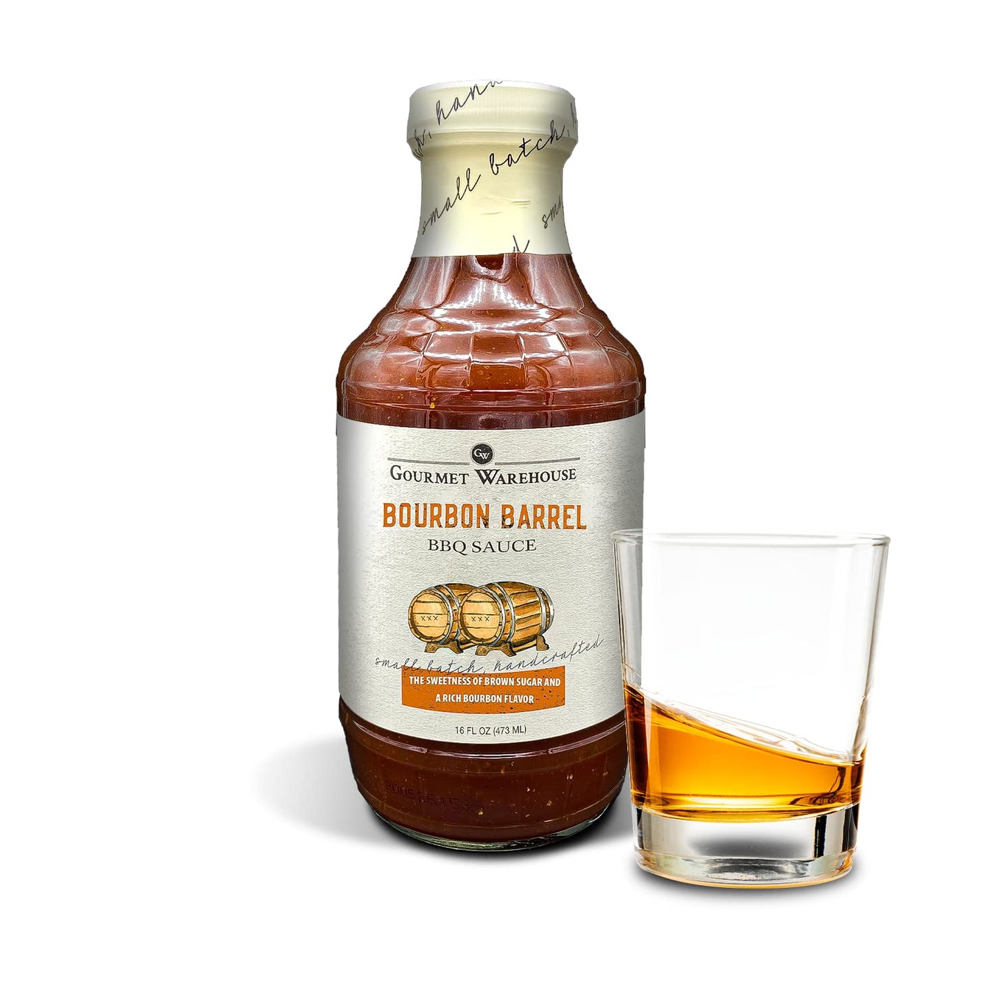 Gourmet Warehouse BBQ Sauces, 16 Fl ozs, 2 Pack (Bourbon Barrel)