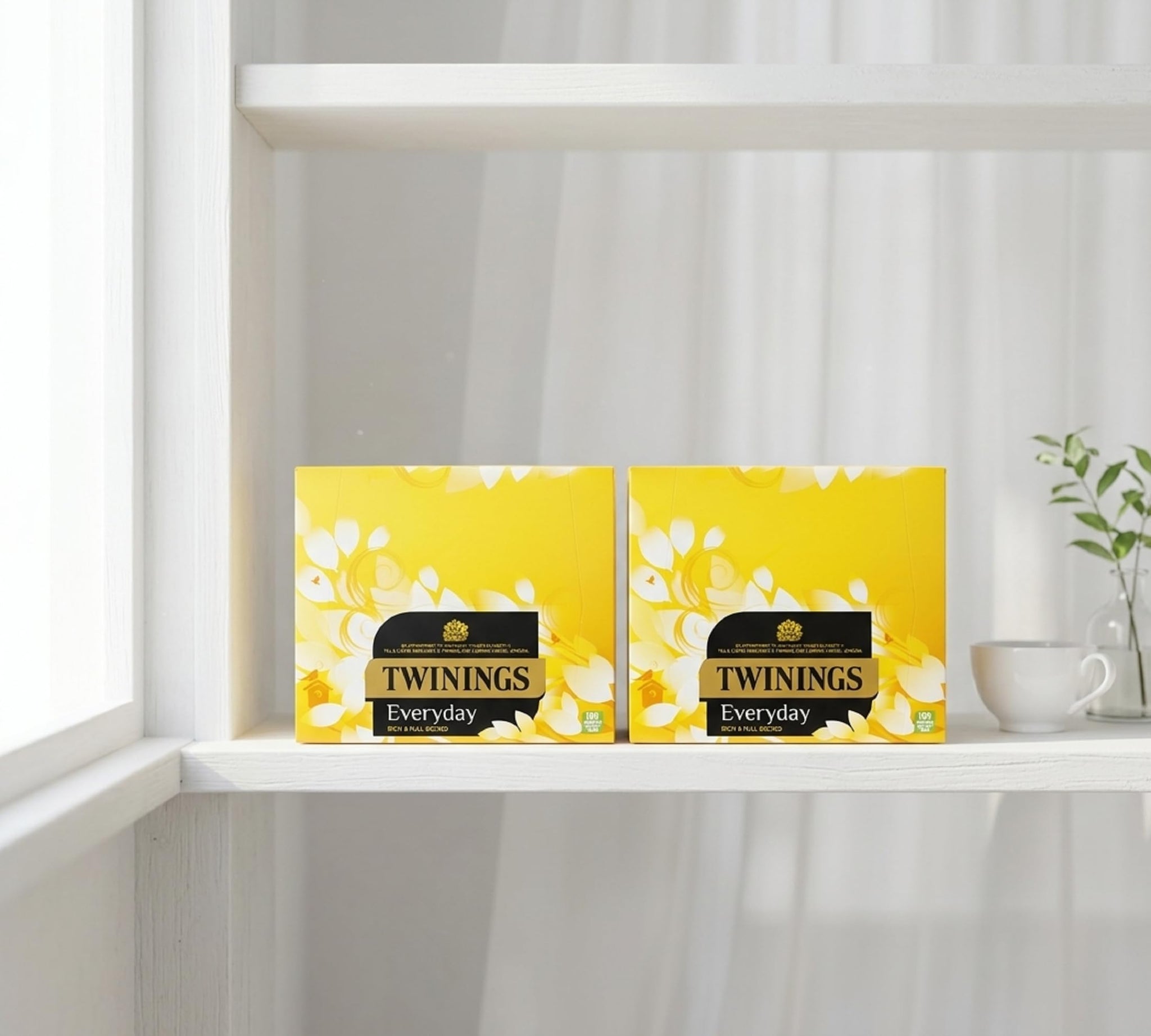 Twinings Tea Bags Everyday Tea in String and Tag 100 TeaBags (Pack of 2)