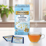 Twinings of London Pure Camomile Herbal Tea Bags, 25 Count
