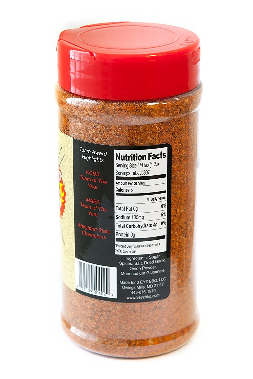 3 EYZ Beef Blend Spice Rub - 13oz shaker