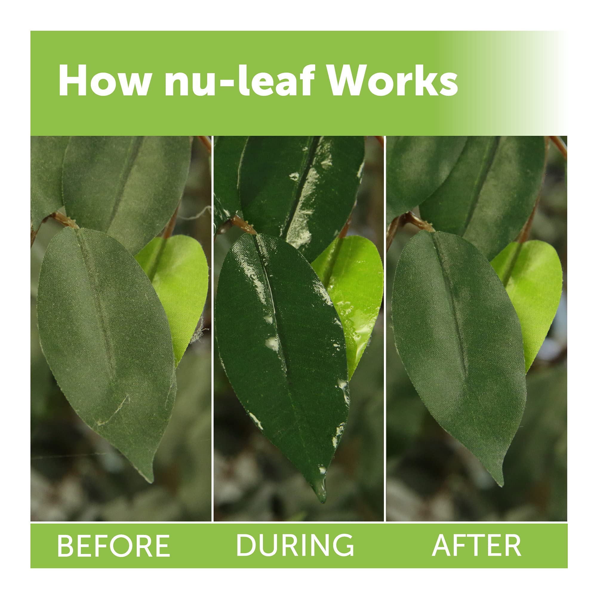 Nudell Nu-Leaf Spray & Drip-Dry Artificial Tree and Silk Plant Cleaner 32 FL.OZ (T9996)