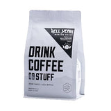 DRINK COFFEE DO STUFF, Hell Yeah!, Blend, Whole Bean, Medium Roast, Sweet, Chocolate, Caffeine, Organic, Lake Tahoe Coffee