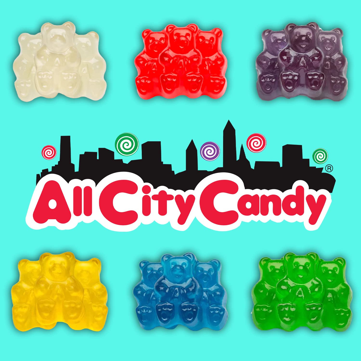 Flavorful, Fresh & Soft Gummi Bears, World's Best Gummy Candy in Bulk, 1 LB Pack of Gummy Bears (Strawberry), Approximately 130 Pieces