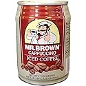 Mr. Brown Iced Coffee, Cappuccino, 8.12-Ounce (Pack of 24)