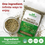 HerbaZest Chanca Piedra Tea (Stonebreaker/Stone Breaker) - 8 oz (225 g) - Wild-Crafted Loose Leaf - Caffeine-Free Herbal Tea - 100% Pure, Non-GMO