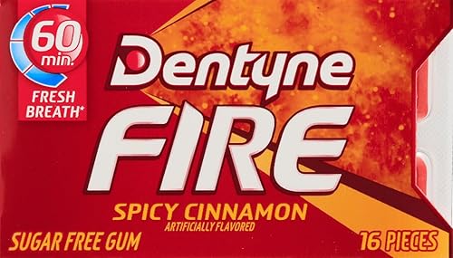 Dentyne Fire Sugar Free Gum Spicy Cinnamon