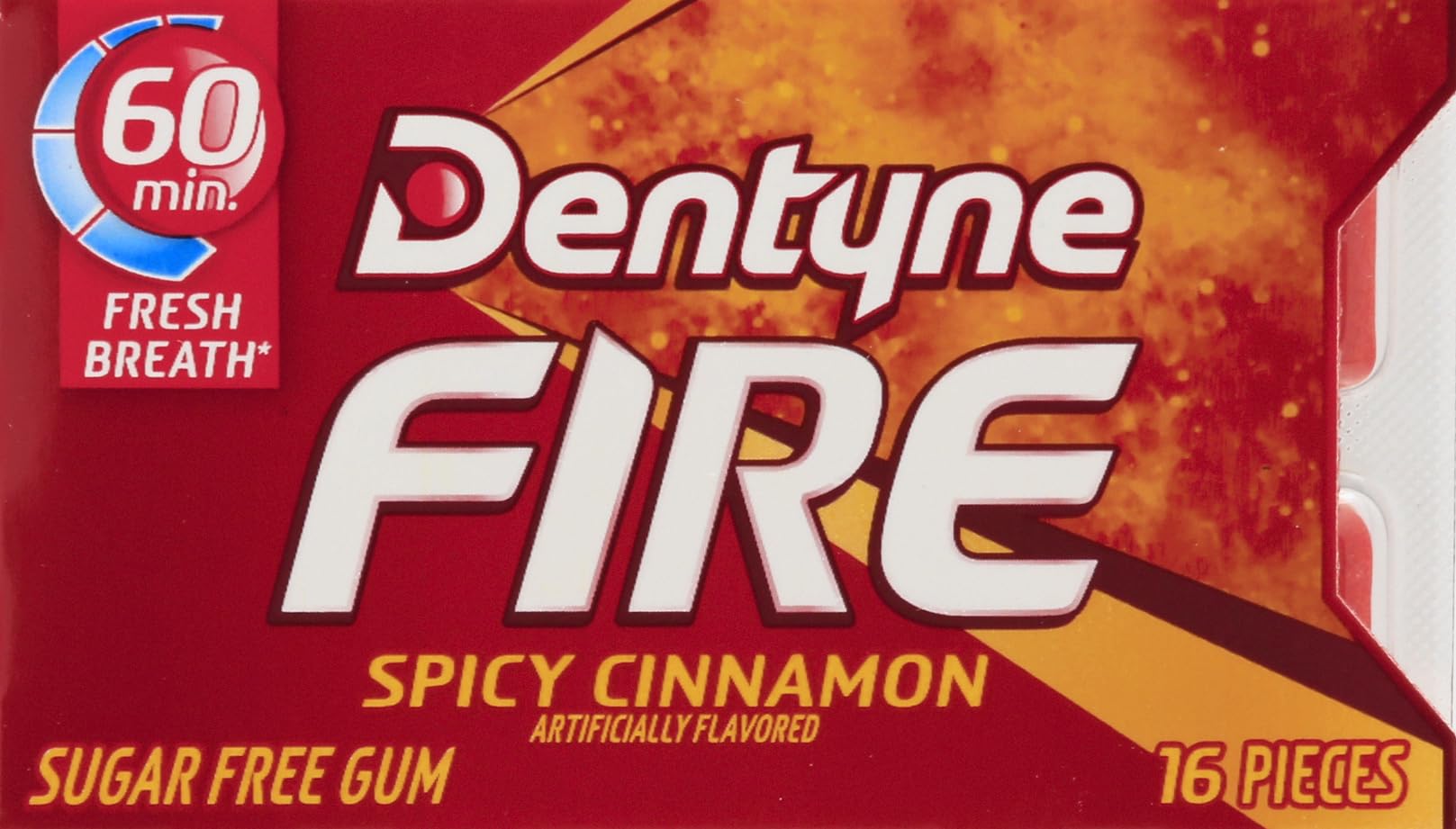 Dentyne Fire Sugar Free Gum Spicy Cinnamon